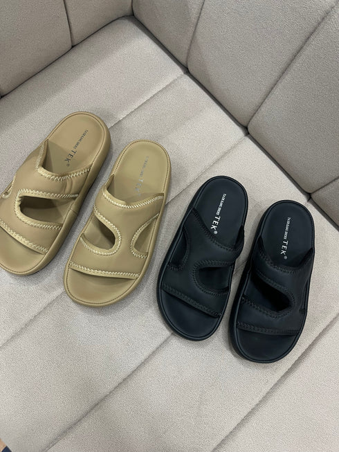 Women Casual Open Toe Slid in Sliders